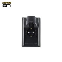 나노전기 블랙 방우 1구 콘센트 세로, 1개