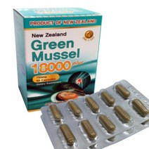 뉴질랜드 헬스팜 푸른 초록잎홍합 그린머슬 Greenmussel 18000 60캡슐 1개, 750mg