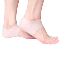 오키노피 국산 실리콘 발뒤꿈치패드 보습 통증완화 족저근막 각질제거에 도움주는 쿠션 패드, 1set
