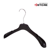 디스토어 논슬립옷걸이 (고리회전형), 06.뉴심플 고리회전형 옷걸이(슬림코트용)_블랙, 10개
