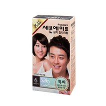 세븐에이트 실키 칼라크림 염색제, 6호 진한갈색, 1개