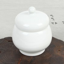 백자 물레 차호, 1개