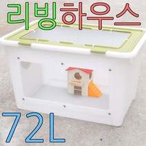 아디펫샵 리빙박스 72L 일반형 고급형, 1개