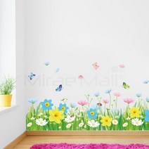 미래몰 담장 포인트 스티커, 라-118 알록달록 담장