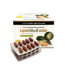 헬스팜 리피드쉘 초록입홍합 6000 180캡슐 1통 / HealthFarm Lipid Shell 6000, 6000mg, 1개