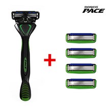 도루코 페이스6 6중날 면도기 + 면도날(2개), 2개