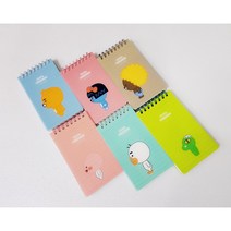 카카오프렌즈 리틀프렌즈 PP커버 스프링 수첩 상철, 라이언