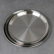 스텐 원형접시(14size)/스텐접시/스텐앞접시/그릇, 스텐원형접시 4호, 1개