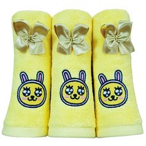 카카오프렌즈 주방타올 어린이집타올 핸드타올, 옐로우(무지), 1개