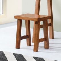 1인 식탁 의자 원목 미니 스툴, A라인 1인 의자 (샤벨)