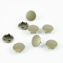 뚜껑 가시도트 단추11mm (가시단추 가시메 똑딱단추) 단추, 엔골드, 10set