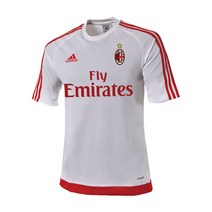 아디다스 AC밀란 에스트로 15 저지 SS(S16166) 화이트 레드 커스텀 축구 유니폼