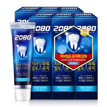 2080 파워쉴드치약 120gx6개(블루더블민트), 120g, 1세트
