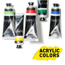 알파 아크릴물감 50ml 95색 낱색, $S7G_912 Perma. Yellow Orange