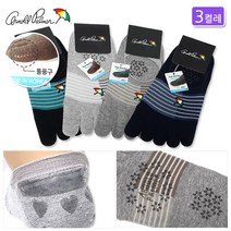 아놀드파마 미끄럼방지 남성용 면 발가락양말 덧신 3족 논슬립 무좀 발냄새 기능성 통풍 삭스 AP5139 통풍구편직