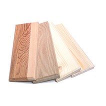 아이베란다 원목집성 삼각면 우드타일 80x200 100x200mm, 히노끼[두께18mm]80mm×200mm