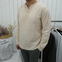 바나나마켓 트임 린넨셔츠 티 4컬러