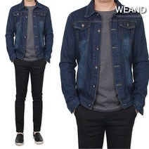위앤드 빈티지 워싱 데님 자켓