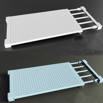 다다무역 압축선반 멀티선반 다용도선반, 화이트 폭 42cm/길이 50-80cm