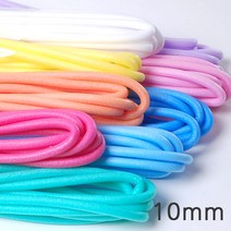 꾸미기만들기 백업 10mm 2M 2줄 빽업 스폰지막대 가래떡스폰지, 주황