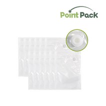 포인트팩 프로 진공포장기 진공포장비닐 진공롤팩 진공포장팩, 소형 진공지퍼백 15장 20cm 28cm