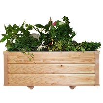 갤러리데코 DIY 바퀴달린 이동식 원목화분, 단품