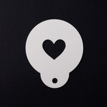달곰베이킹 스텐실관련상품, 05-스텐실-하트(미니), 1개