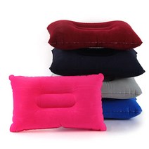 DH쇼핑 휴대용 에어 사각쿠션 목쿠션, 그레이