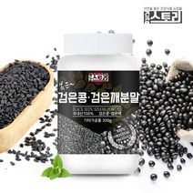 건강스토리 볶은 검은콩 검정깨 가루 300g 국내산, 1개
