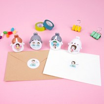 캐릭터 종합 스티커 (자체제작), 단품