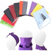 손수건 다양한 활용 반다나 헤어밴드 면스카프 여자