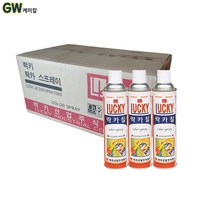 럭키 락카 스프레이 1박스, 진밤 40개 한박스
