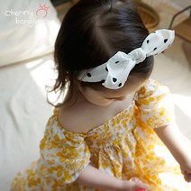 채니봉봉 [채니봉봉]동그라미 반다나밴드 유아헤어밴드