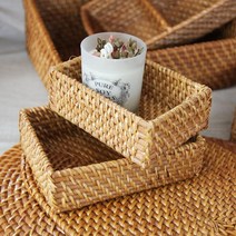 fresh 라탄 직사각 미니 1P 소