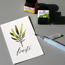 로얄탈렌스 에코라인 캘리그라피 수채화 잉크 48색, 그라스 그린