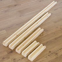 아이베란다 레드파인 라인 원목파티션 칸막이 가벽 사무실 거실 파티션, 벽면용 지지대_길이 600mm