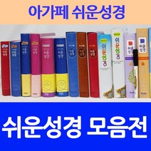 창조플러스몰 아가페 쉬운성경책 모음전(슬림 미니 일러스트 큰글 주일학교), 선택4_슬림쉬운성경_소_핫핑크