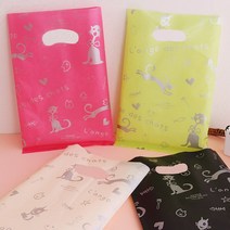 [좋은포장] 비닐쇼핑백모음, 팬시_핑크/15x25/100매