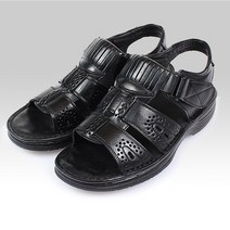 브로그맨남자샌들 소가죽 키높이 남성여름샌들 스포츠 3.7cm