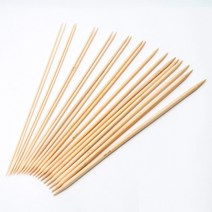 명품실 민자나무대바늘 35cm, 민자나무대바늘35cm 7.0mm, 2개입
