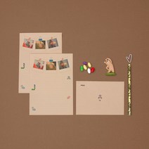 폴라로이드 포토 편지지 (주문제작), 흰색, 편지지 10장