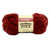 Premier Yarns 쿠튀르 재즈 뜨개실, Red, 15m