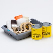 [문고리닷컴]노네임 프리미엄 수성페인트 벽지 벽면 리폼세트(무광), 9평형-Blue Suede Shoes .9107