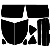 로톰 렉스턴 측후면 썬팅필름, 열차단-25(연함), 슈퍼 렉스턴 기본형 (08년~12년), 쌍용