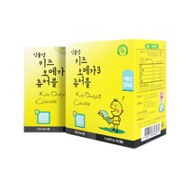 (에프앤디넷)식물성 키즈 오메가3 츄어블90캡슐- 판매가준수상품, 단일 수량