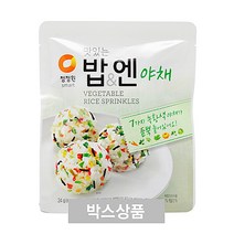 청정원 맛있는 밥&엔 야채 24g(8g x 3개입) X 40EA