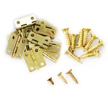 스쿨피아 미니경첩(대)2개+나사(8mm)8개 세트구성, 1set