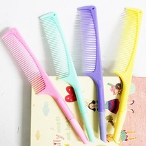 나성 꼬리빗 볼펜 특이한 검은색심, 랜덤