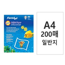잉크젯 프린터 전용지 A4 200매 FP-10570/2881dpi지원, 단품