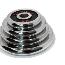 대한스포츠 원판 바벨 역기봉 아령봉 헬스장갑, 크롬도금원판 1kg